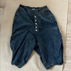 Stylish Denim Harem Pants